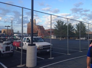 The back side of rock