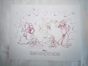 A lithograph of artwork used in promoting the 2013 Expo 