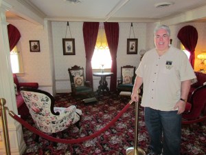 In Walt's apartment above the Fire Dept.