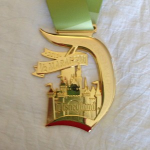 Disneyland Half medal 