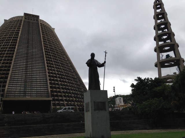 John Paul II and Rio Cathedral 