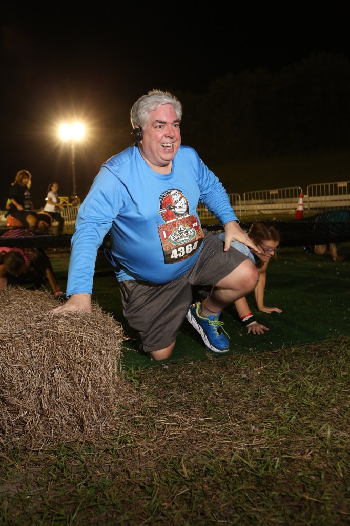 Coming out of the second obstacle