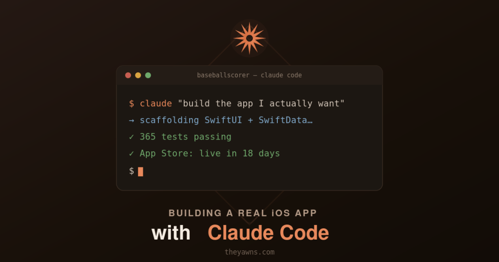 Claude Code for iOS: Shipping a Real App in 18 Days