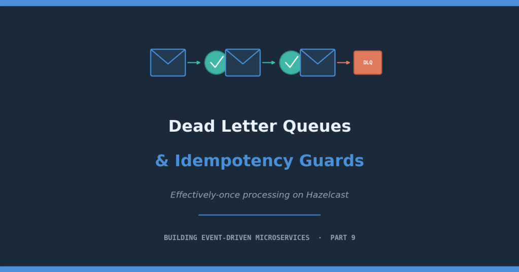 Dead Letter Queue + Idempotency: Exactly-Once on&nbsp;Hazelcast
